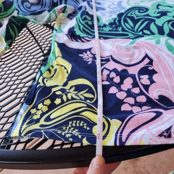 Talbots Colorful Spring 3/4‎ Slv Sz. L Tee - Picture 7 of 7